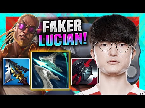 FAKER IS SO CLEAN WITH LUCIAN! - T1 Faker Plays Lucian Mid vs Akali! | Season 11