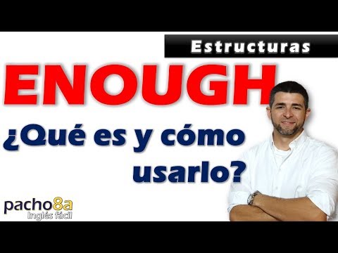 🔴 What does ENOUGH mean and how to use it in English – Structures + clear examples