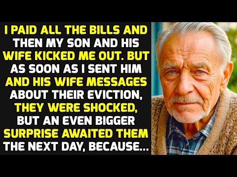 I Paid All The Bills And Then My Son And His Wife Kicked Me Out. But I Sent Them A Notice... STORIES