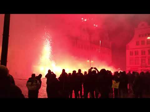 HANSA ROSTOCK 56 JAHRE PYROSHOW NEUER MARKT