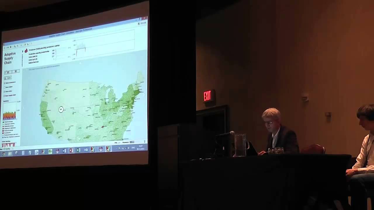 Supply Chain Agent Based Simulation Model Demo
