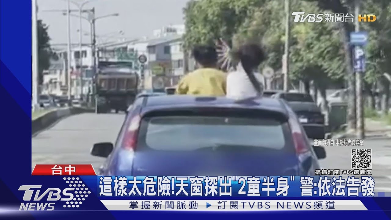 這樣太危險!天窗探出「2童半身」 警:依法告發