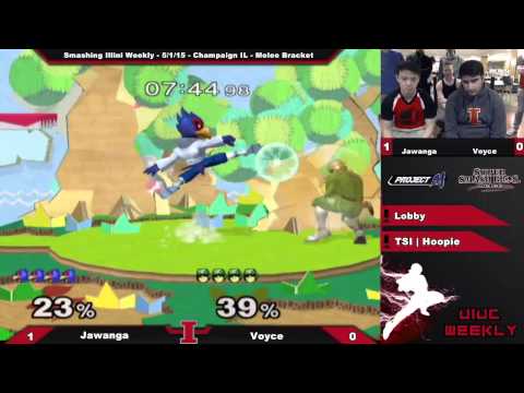[Smashing Illini Weekly 5/1/2015] Jawanga (Falco) vs. Voyce (Falcon) Melee