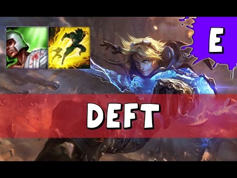 EDG Deft as Ezreal vs Miss Fortune - S6 KR Preseason Challenger SoloQ - League of Legends
