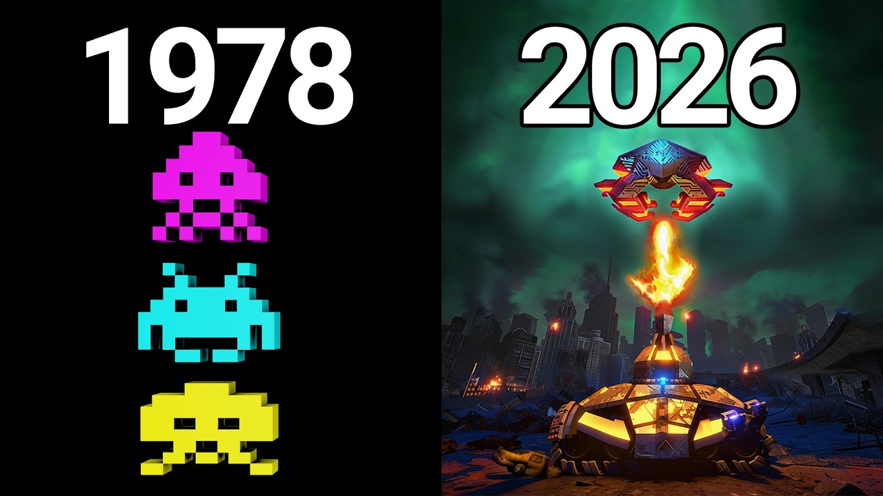 Evolution of Space Invaders Games (1978-2026)