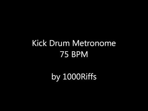 Kick Drum Metronome - 75 BPM