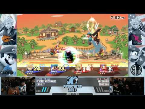Frostbite 2017 Doubles LOSERS SEMIS - echoFox MVG | MKLeo + C9 | Ally vs NRG | Nairo + TSM | Zero