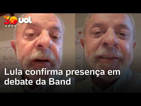 Lula confirma presença em debate da Band; se Flávio não for, emissora diz que manterá púlpito vazio