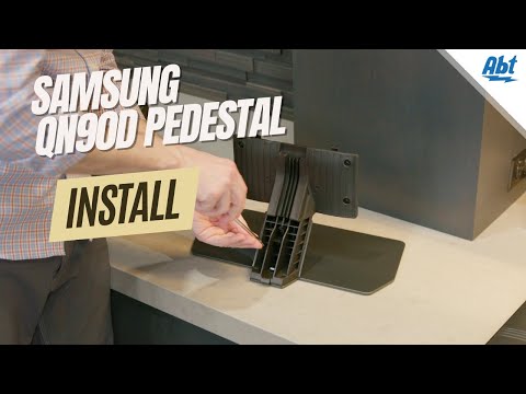 How To Assemble and Install The Samsung QN90D Pedestal