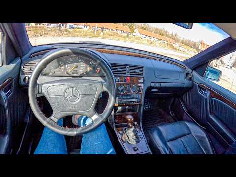 1994 Mercedes-Benz W202 478,000 km (C 180 1.8 122 hp) | POV Test Drive #2610 Joe Black