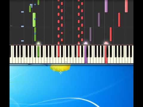 [Piano Tutorial Synthesia]Coccole - Zecchino D'Oro