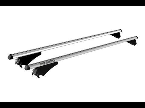 Menabo TIGER Sidabrinis stogo skersniai BMW Serie 3 (F31) Touring 2012-2015 video