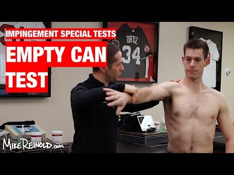 Empty Can Test – Shoulder Rotator Cuff Impingement Special Test