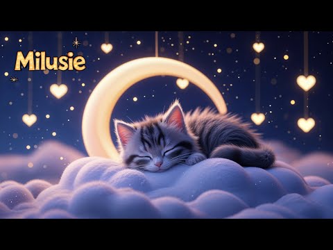 Usypiająca kołysanka o kotku 💤 - UŚPIJ DZIECKO W 12 MINUT | Czas na słodkie sny 🎶
