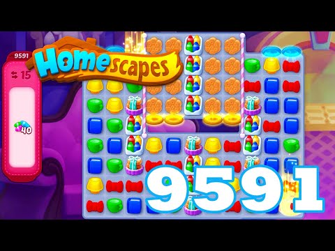 Homescapes Level 9591 HD | 3 - match puzzle game | Gameplay Walkthrough | android | GameGo Game IOS