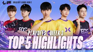 TOP 5 | Wild Rift League-Asia 2 | Week 3 of the Playoffs