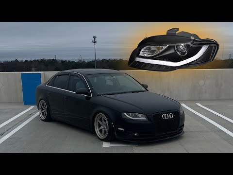 SPEC D TUNING HEADLIGHTS FOR AUDI A4 B7!! *LOVE THEM*