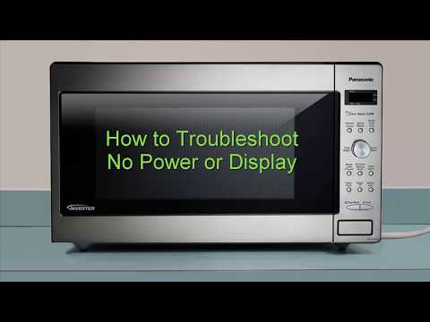 Panasonic - Microwave Ovens - Troubleshooting - No Power or No Display.