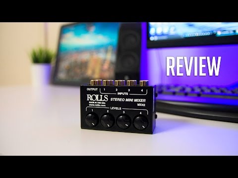 Compact Stereo Mini Mixer - Rolls MX42 | Review