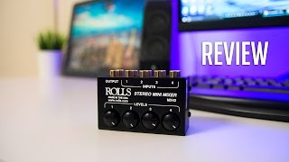 Compact Stereo Mini Mixer - Rolls MX42  Review