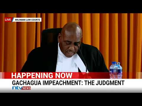 Gachagua Impeachment: The respondents' case