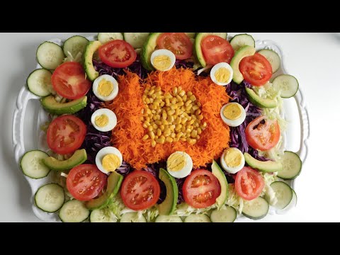 Vegetable salad Cameroon style/Cameroon vegetable Salad