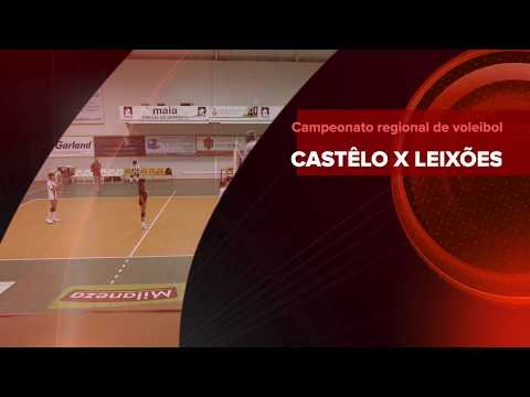 CASTÊLO DA MAIA X LEIXÕES - Campeonato Regional de Voleibol  - 10- 11-2018 -4k