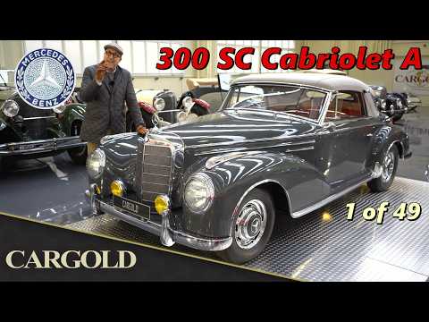 Mercedes 300 SC Cabriolet A, 1956, sensationell restauriert! Daimler Flaggschiff mit Einspritzmotor