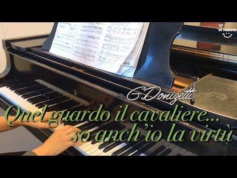 Quel guardo il cavaliere..So anch‘io la virtù magica, Norina, Piano accompaniment, Opera karaoke