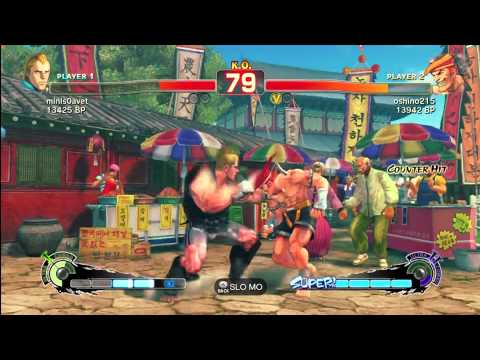 mlnls0avet (AB) vs oshino215 (AD) SSF4 Ranked Match (1080i)