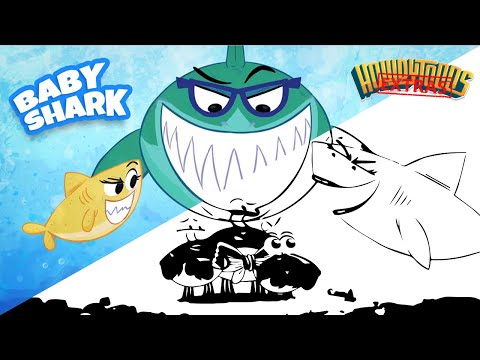 The Making of the Baby Shark video by Howdytoons