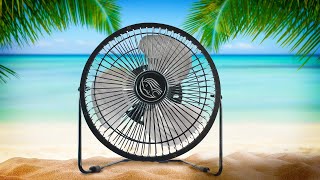 Fan & Ocean Sounds White Noise 🌊 Sleep, Study, Relax, Soothe a Baby | 10 Hours Nature