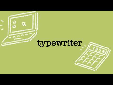 Typewriter sound effect