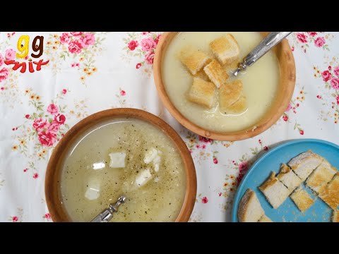 Trahana Soup WIth Halloumi Traditional Greek Cypriot Recipe | ggmix