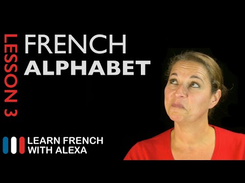 The French Alphabet French Essentials Lesson 3