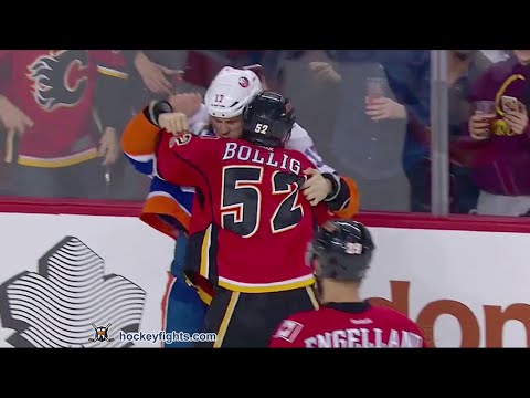 Matt Martin vs Brandon Bollig Feb 25, 2016 - Round 1
