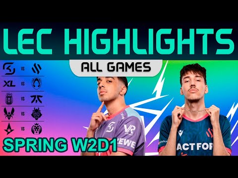LEC Highlights Week2 Day1 LEC Summer 2023 All Games By Onivia