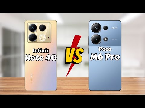 Infinix Note 40 vs Poco M6 Pro || Full Comparison
