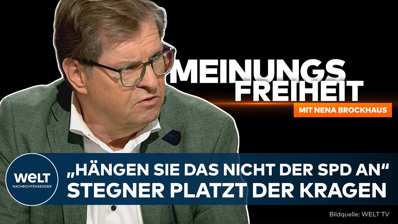 MEINUNGSFREIHEIT: "Hängen Sie das nicht der SPD an!" – Ralf Stegner platzt der Kragen
