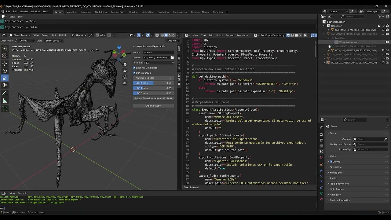 Thumbnail for Export Blender Tool