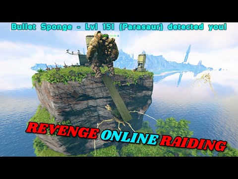 ONLINE RAIDING OCEAN PILLAR BASE FOR REVENGE | Ark Official Small Tribes PvP | Lost Island