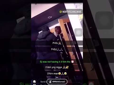 Sj (OFB) beefing some random yute & RV (OFB) with DannyPressplay in a Headlock👺⭕️