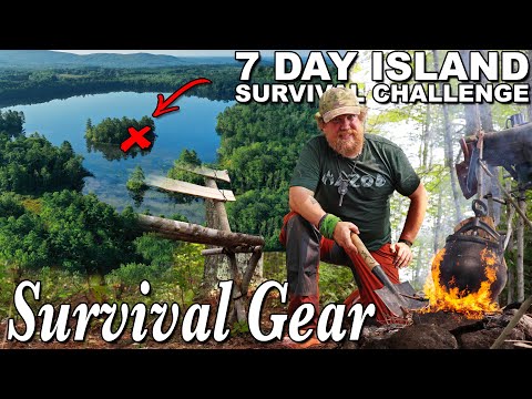 Survival Gear and $3K Gear Giveaway Treasure Hunt  For 7 Day Island Survival Challenge Maine
