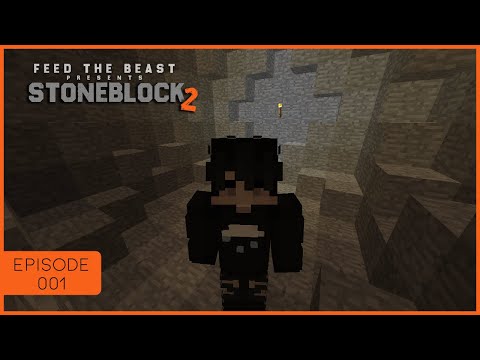 FTB Stoneblock 2 Let's Play EP1 - Digging Into New Adventures