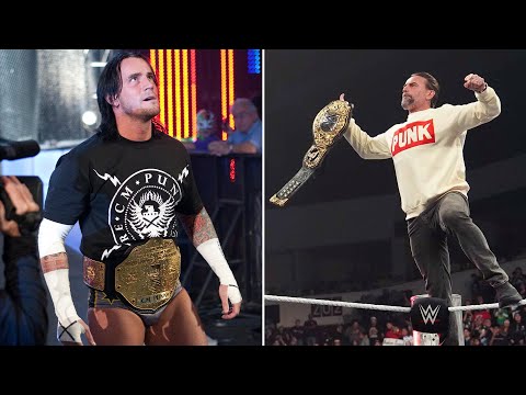 CM Punk's last two entrances as a World Heavyweight Champion | 2009 vs. 2025
