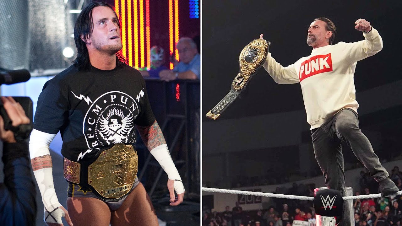 CM Punk's last two entrances as a World Heavyweight Champion | 2009 vs. 2025