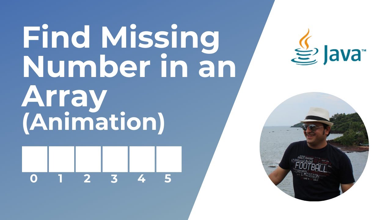 Find the Missing Number in an Array | Animation | Coding Interview Question