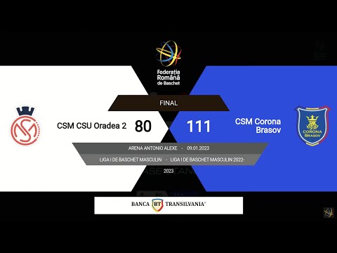 L1BM 2022-2023: CSM CSU Oradea 2 - CSM Corona Brașov