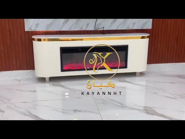 مدفاة ديكور استيل ذهبي