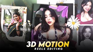 3D Motion Video Kaise Banaye | Trending Reels Effects Tutorial | Alight Motion Video Editing